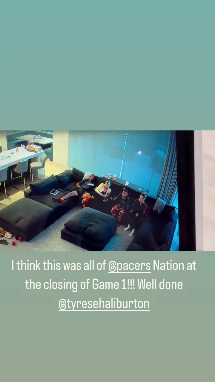 他该多么骄傲😤雷吉-米勒晒自己对哈利伯顿绝杀反应视频